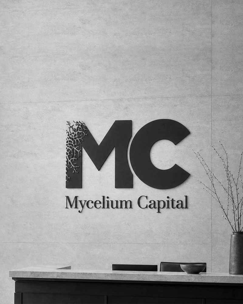 Mycelium Capital signage